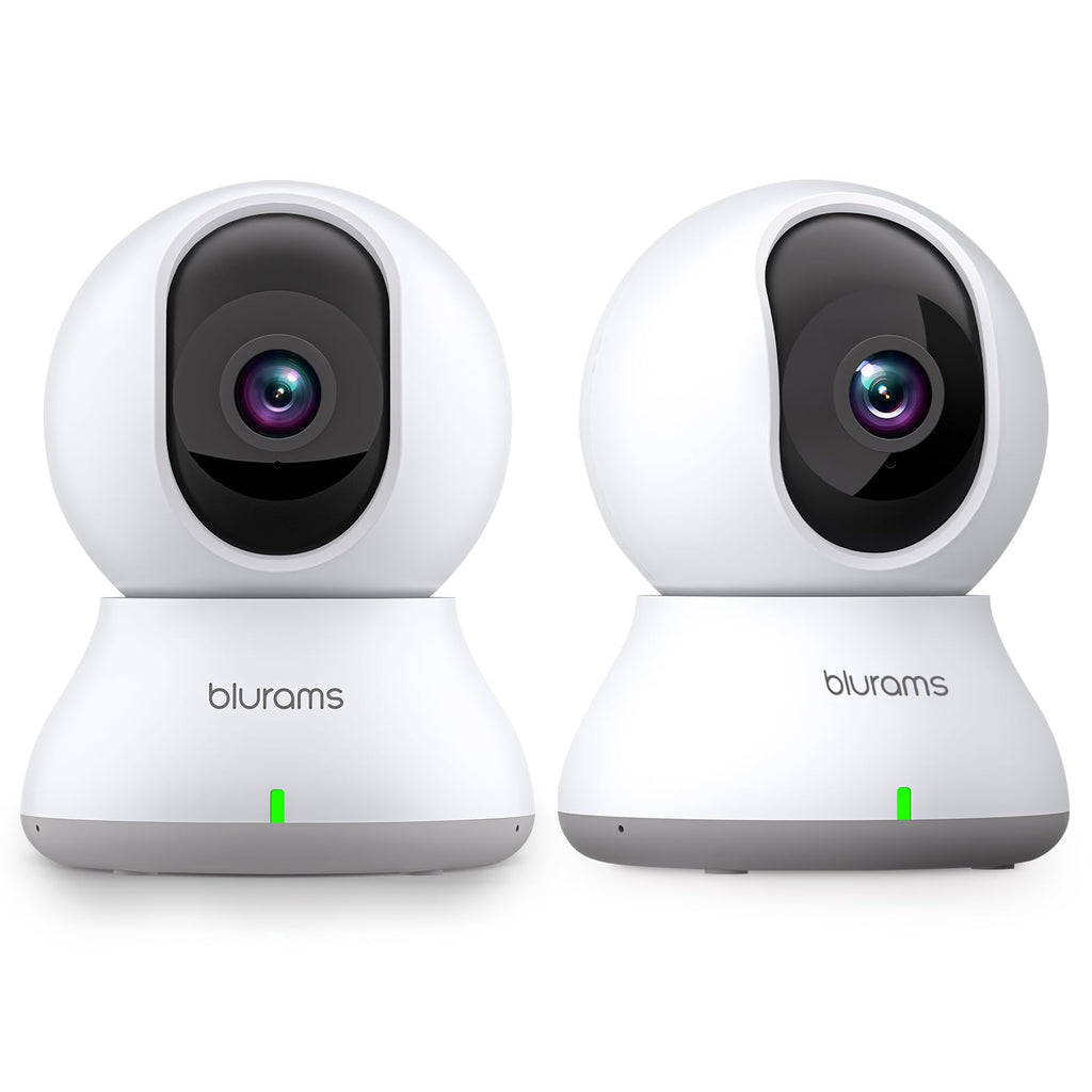 blurams Pet Camera 2K Black, Indoor Camera, Dog Camera, 360° Home Security Camera, 2.4g & 5g, Night Vision, Motion Tracking, 2-Way Talk, Cloud&SD, APP Control, Works with Alexa