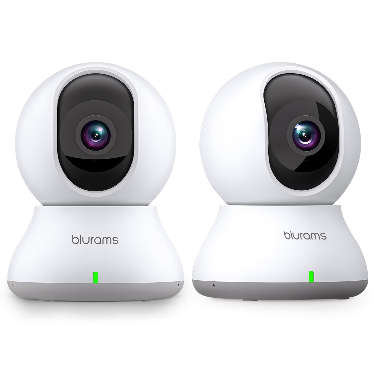 blurams Pet Camera 2K Black, Indoor Camera, Dog Camera, 360° Home Security Camera, 2.4g & 5g, Night Vision, Motion Tracking, 2-Way Talk, Cloud&SD, APP Control, Works with Alexa
