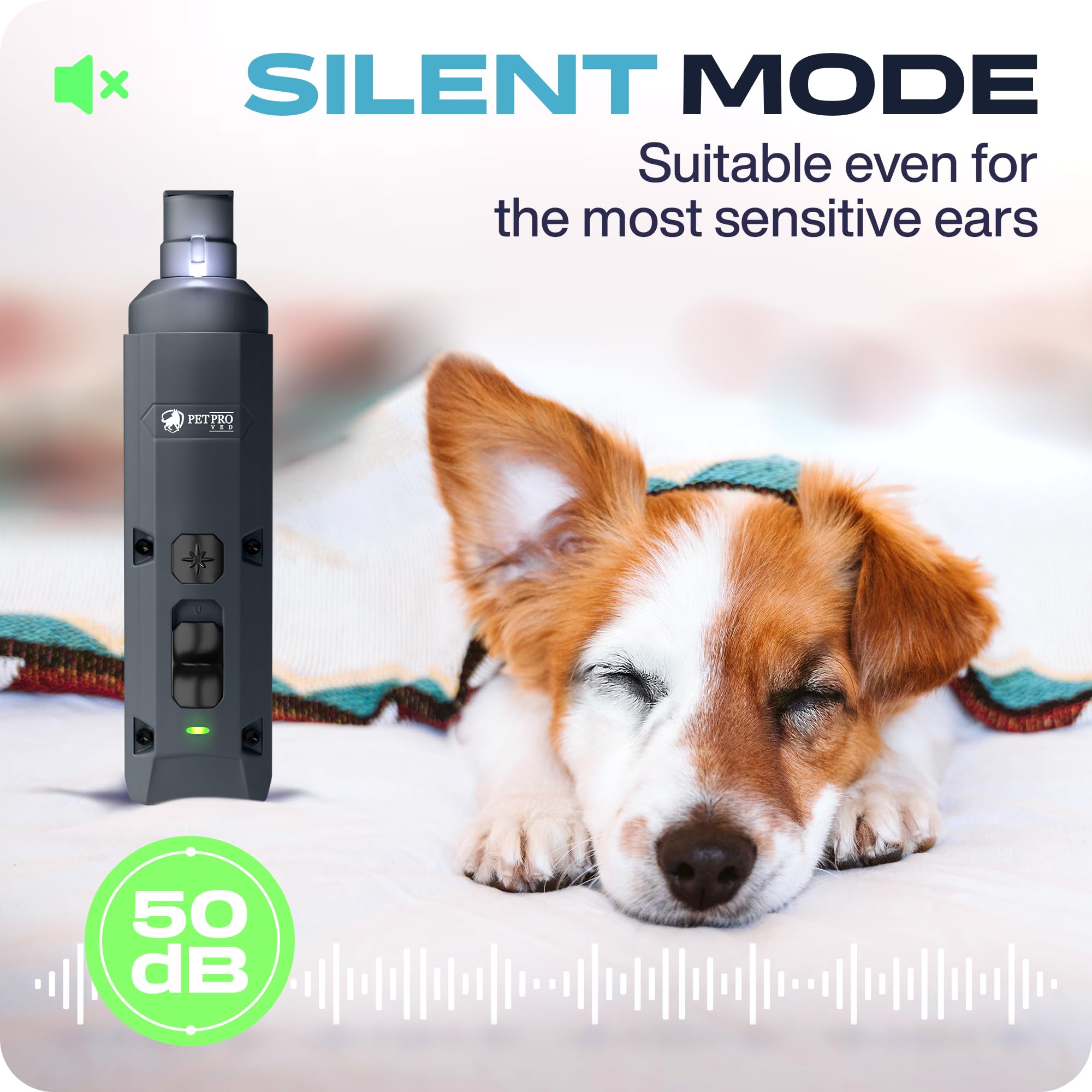 Dog Nail Grinders Silent Dog Claw Grinder Dog Nail Grinder for Dogs Claws Safe Dog Nail Trimmer Electric Pet Nail Grinder for Dogs Nail File