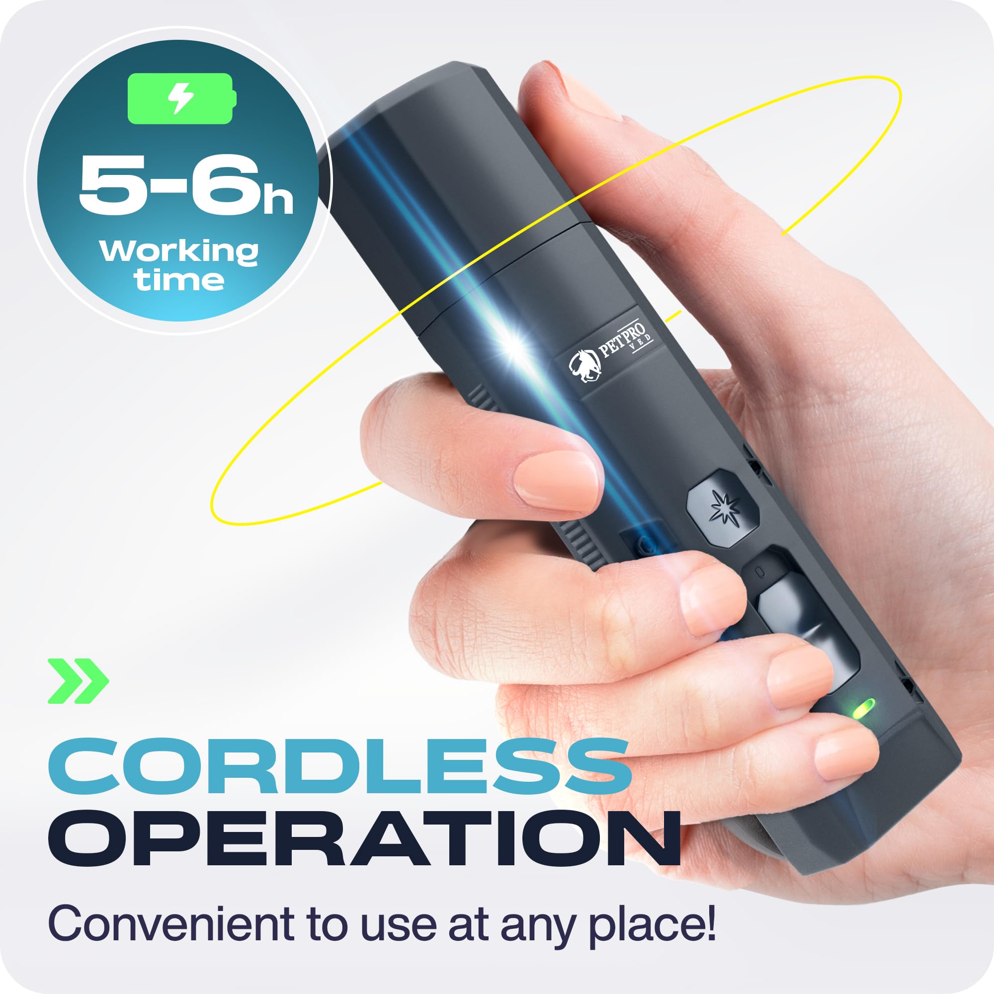 Dog Nail Grinders Silent Dog Claw Grinder Dog Nail Grinder for Dogs Claws Safe Dog Nail Trimmer Electric Pet Nail Grinder for Dogs Nail File