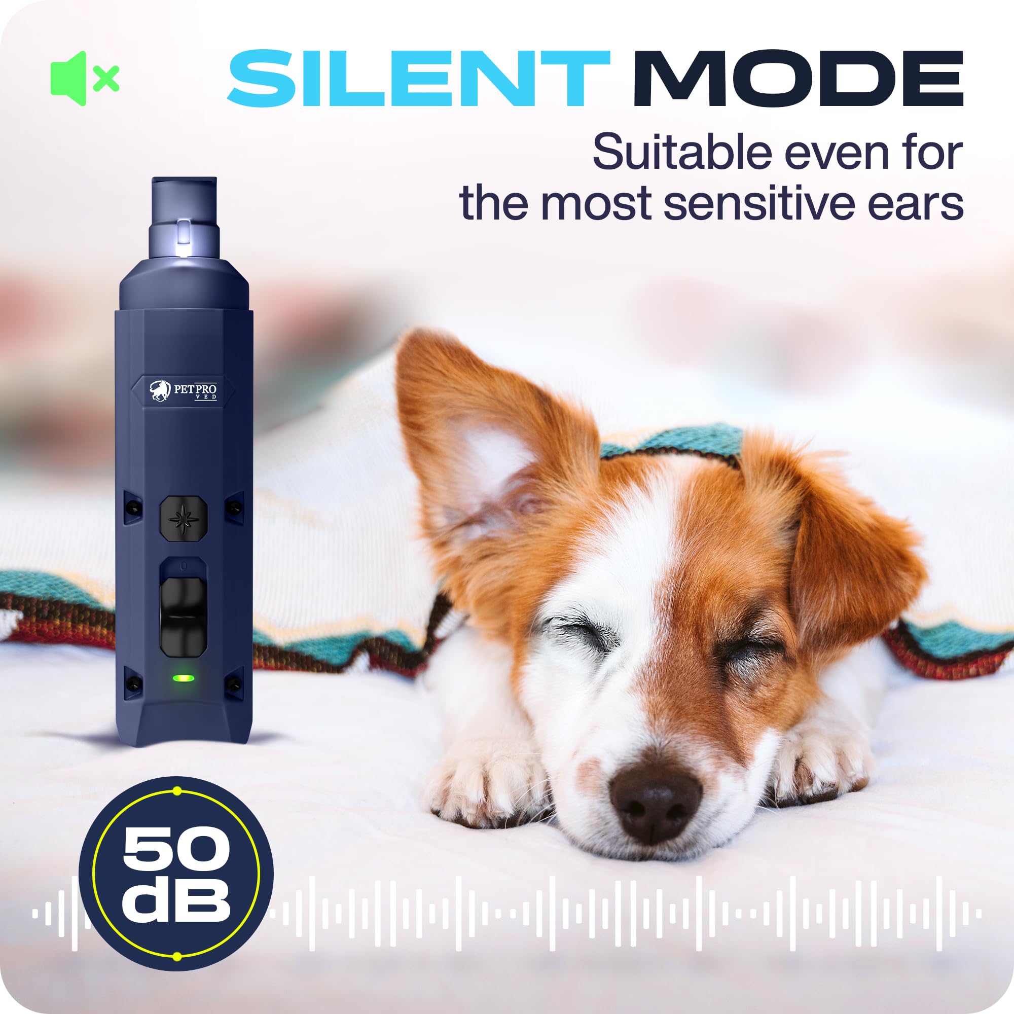 Dog Nail Grinders Silent Dog Claw Grinder Dog Nail Grinder for Dogs Claws Safe Dog Nail Trimmer Electric Pet Nail Grinder for Dogs Nail File