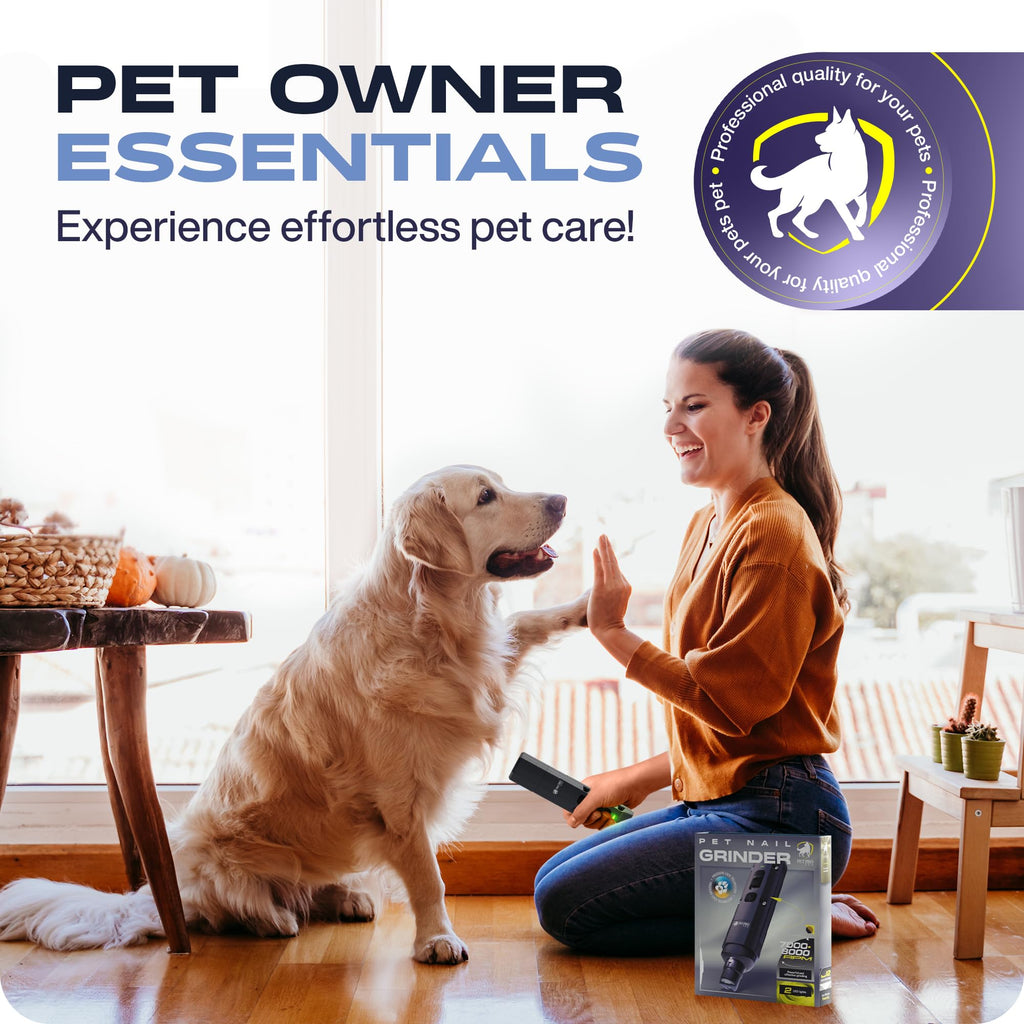 Dog Nail Grinders Silent Dog Claw Grinder Dog Nail Grinder for Dogs Claws Safe Dog Nail Trimmer Electric Pet Nail Grinder for Dogs Nail File